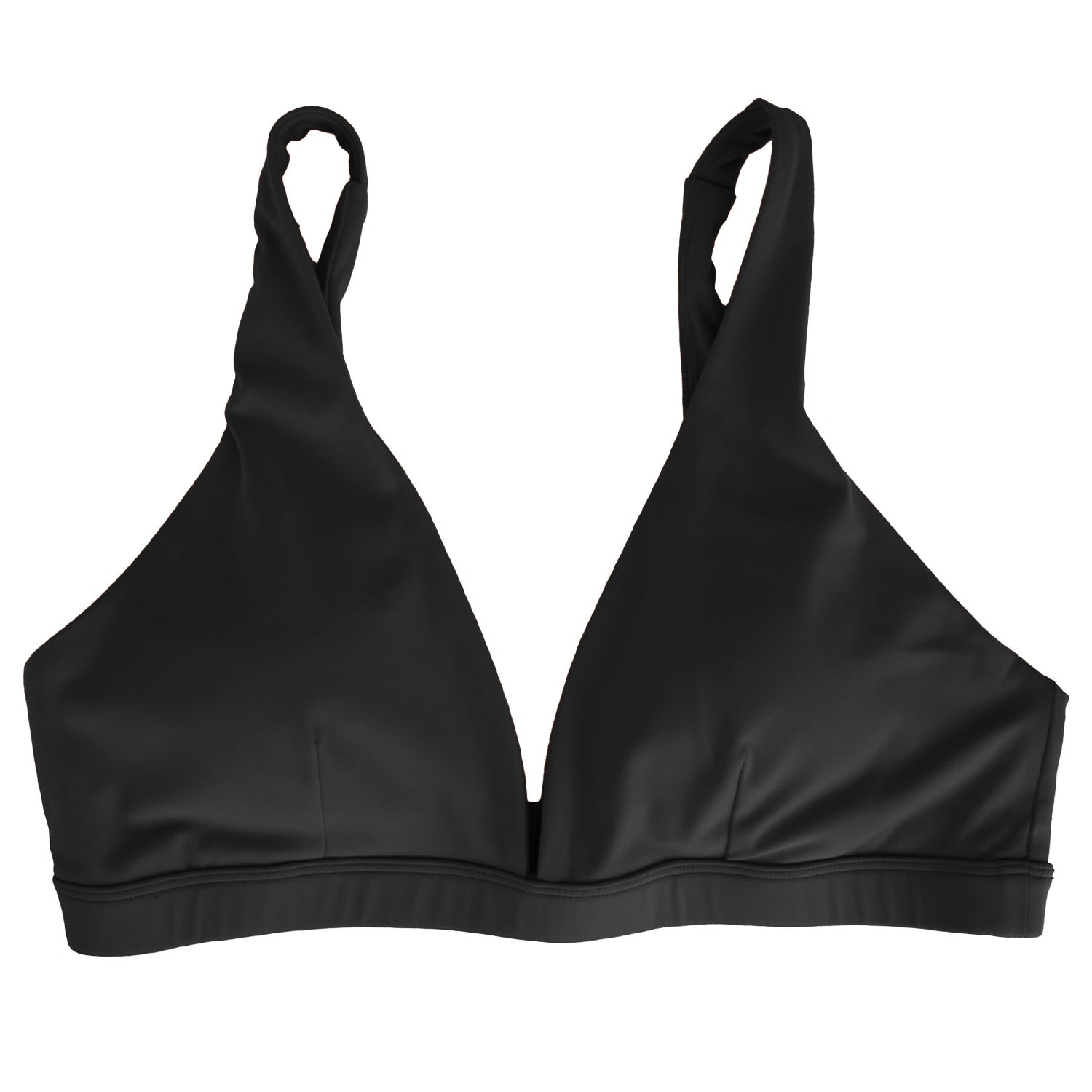 Women Deep V-Neck Sports Bras U-Shaped Back Sport Bras Padded Strappy Crop Open