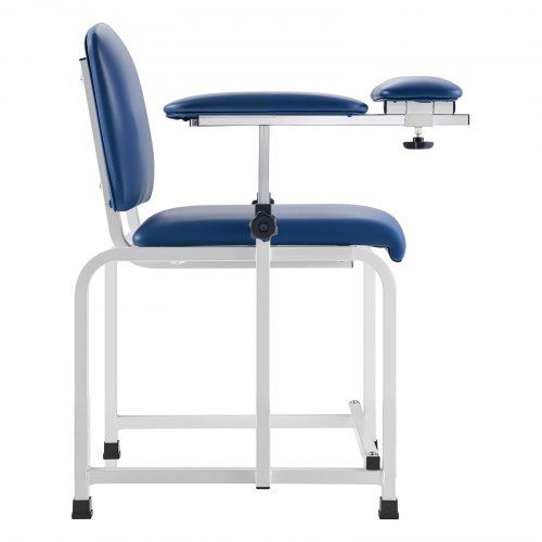 Phlebotomy Chair Blood Draw Chair with Adjustable Armrests and Flip Arm