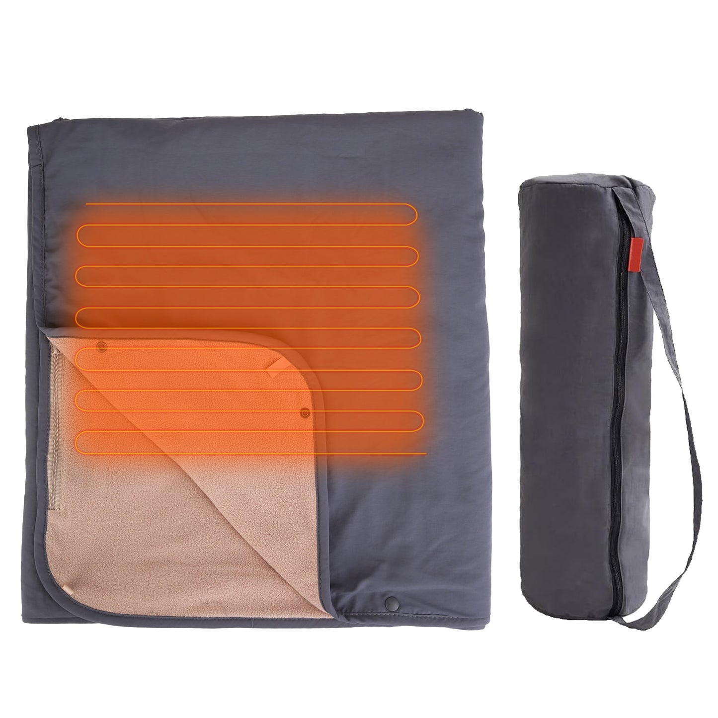 Electric Heated Throw Full Body Heated Shawl Indoor Outdoor Heated Blanket with