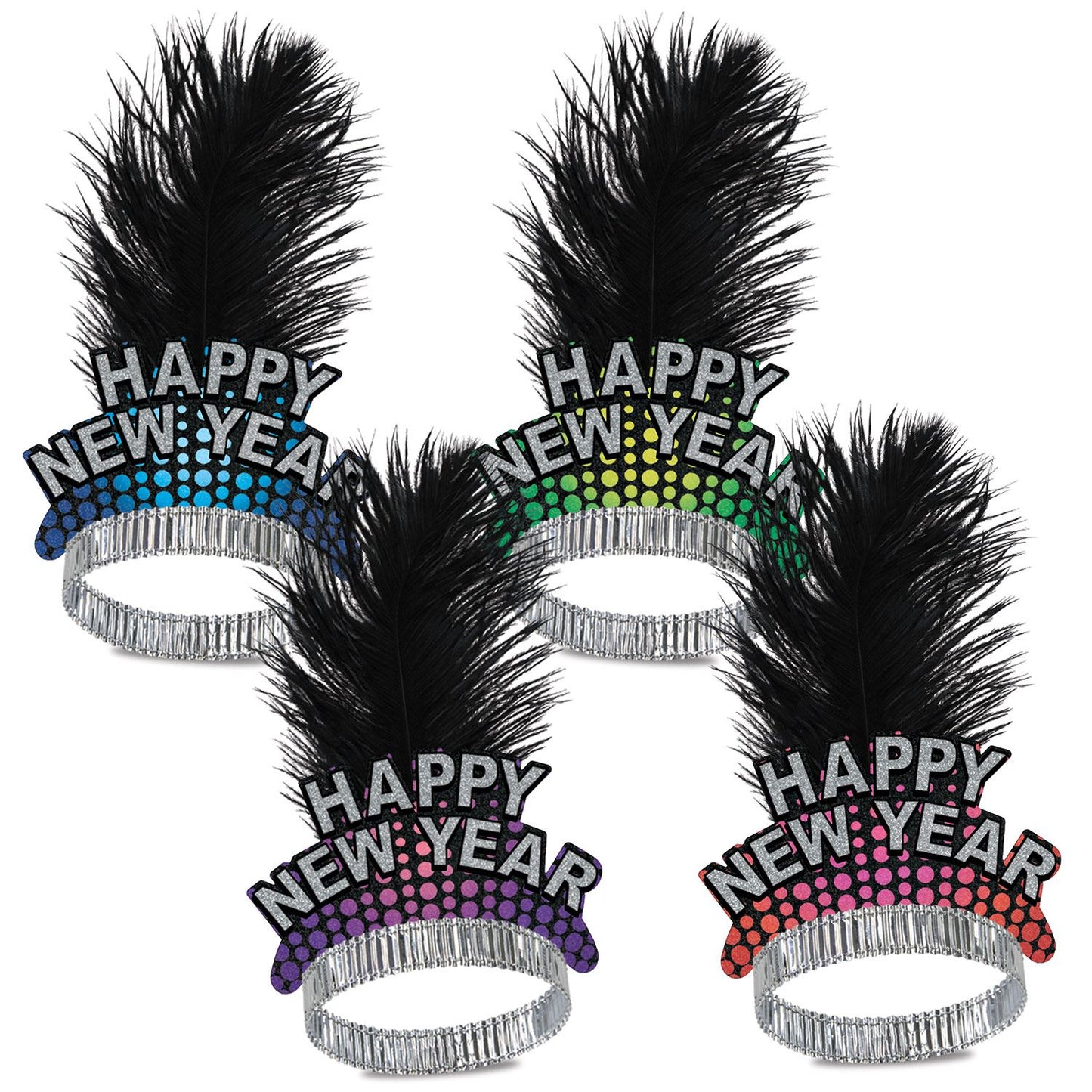 Beistle Cheers To The New Year Tiaras - New Years | Party Supply | Decoration
