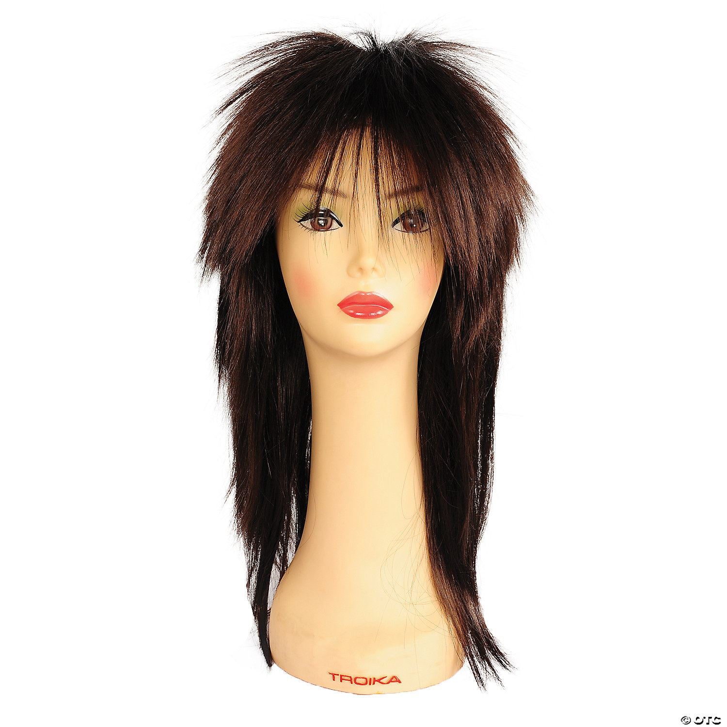 Long Punky Shag Wig Dark Brown 2 | Brown-Dark