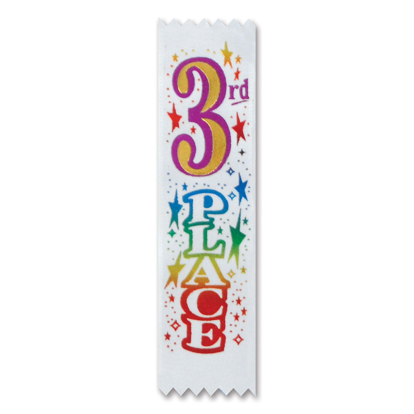 Beistle 3rd Place Ribbons - Sports | Party Supply | Decoration | Favor | Award