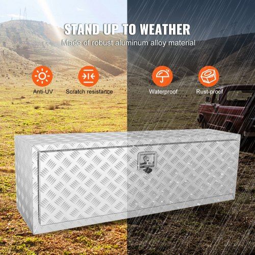 Underbody Truck Box Pickup Storage Box Heavy Duty Aluminum