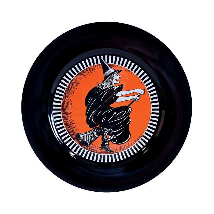 Vintage Halloween Witch Platter