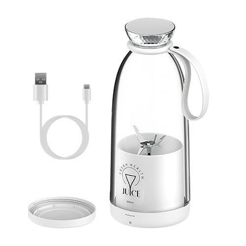 2-in-1 16.9OZ Portable Fruit Blender Electric Rechargeable Juice Cup for Sh 7856