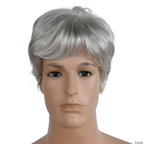 Mens Bargain Wig | Gray-Light