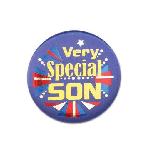 Beistle Very Special Son Satin Button - General Occasion | Party Supply