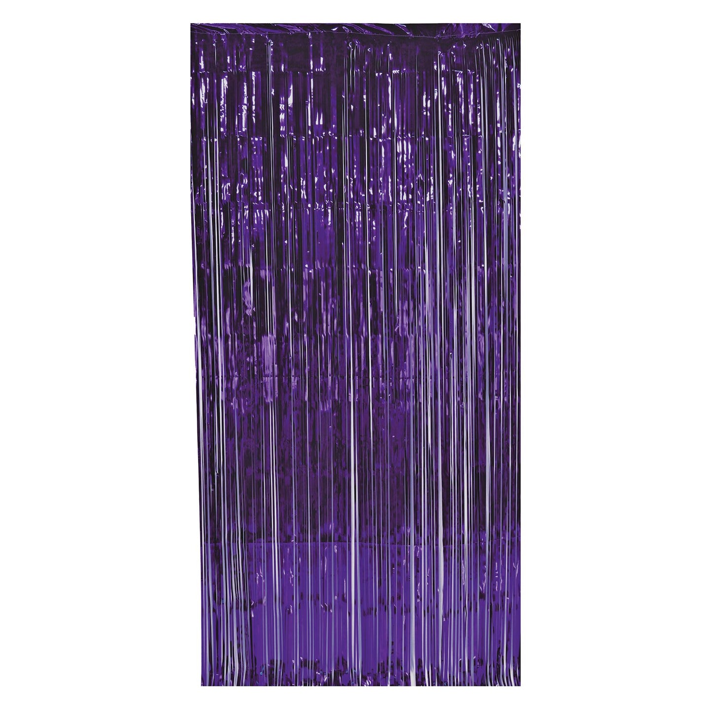 Beistle Purple 1-Ply Gleam N Curtain - General Occasion | Party Supply