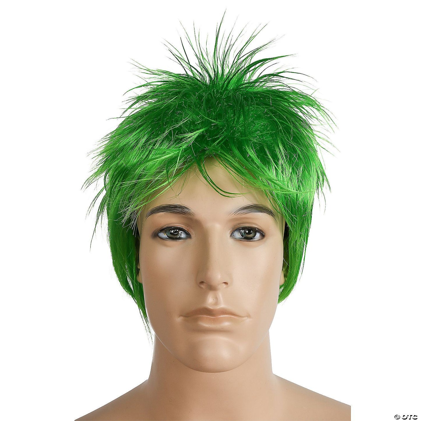 Mens Neon Green Rod Wig | Green-Neon