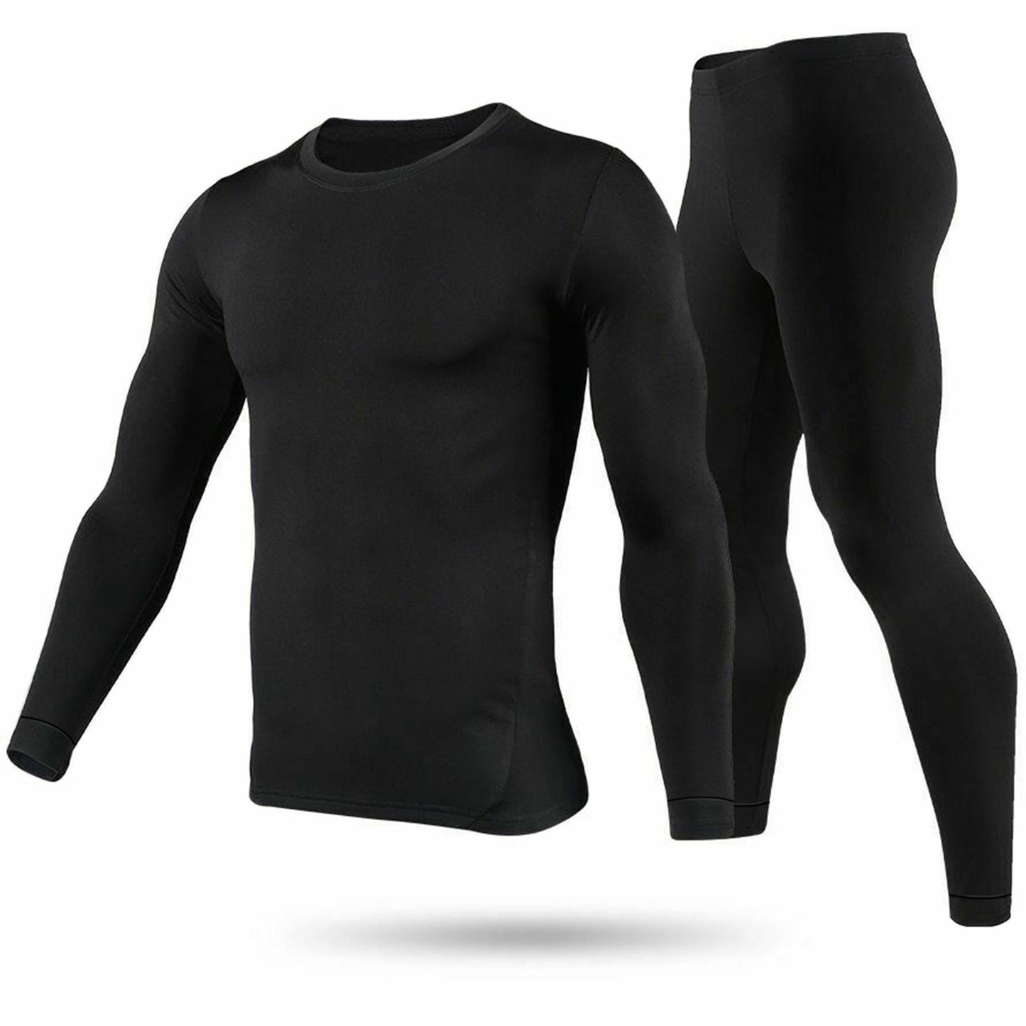 Men Thermal Underwear Set Long Johns Pants Long Sleeve Soft Underwear Kit Top
