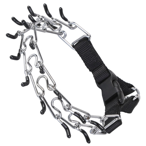 Adjustable Dog Choke Collar Training Chain Dog Necklace with Buckle for Sma 7104