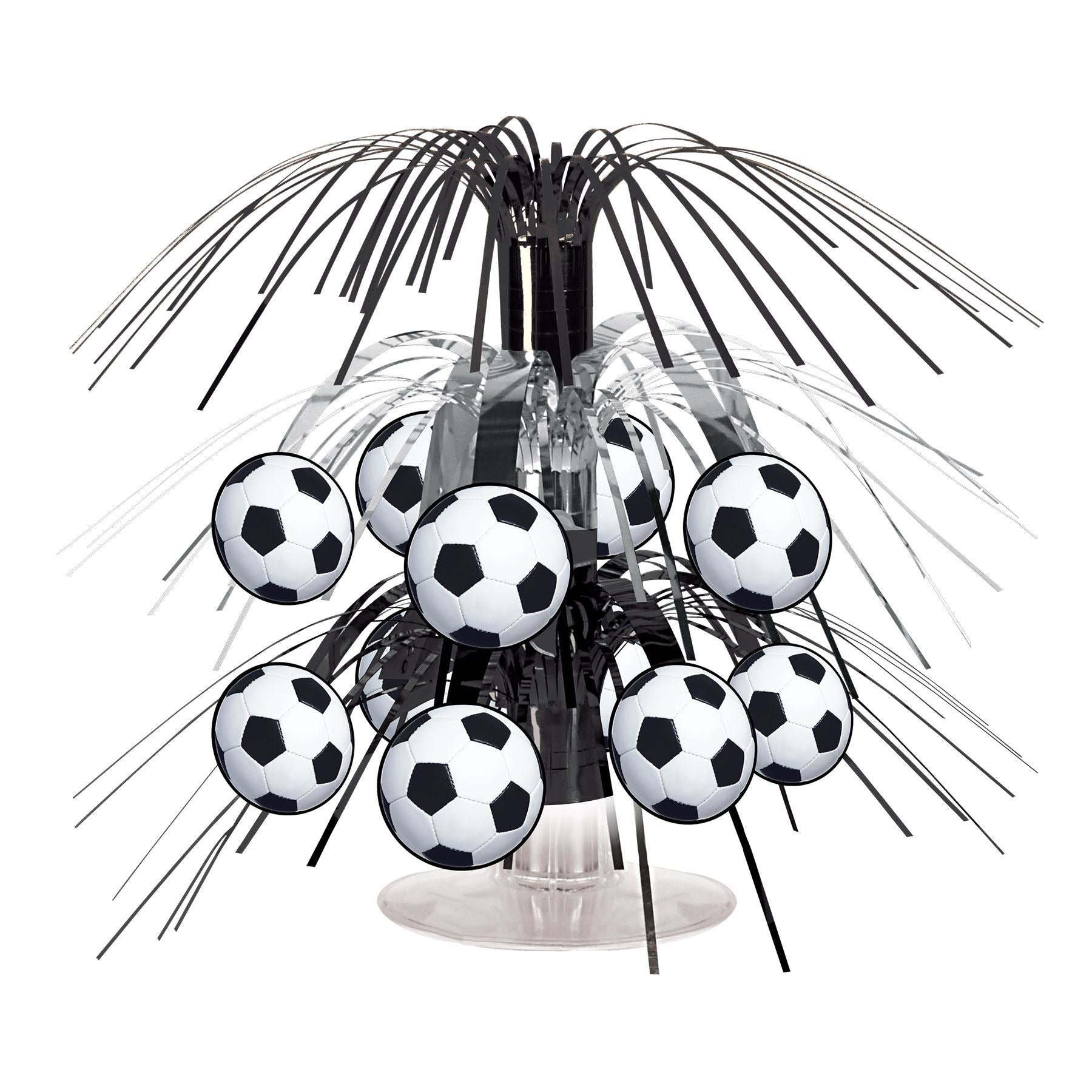 Beistle Soccer Ball Mini Cascade Centerpiece | Party Supply | Decoration