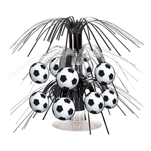Beistle Soccer Ball Mini Cascade Centerpiece | Party Supply | Decoration