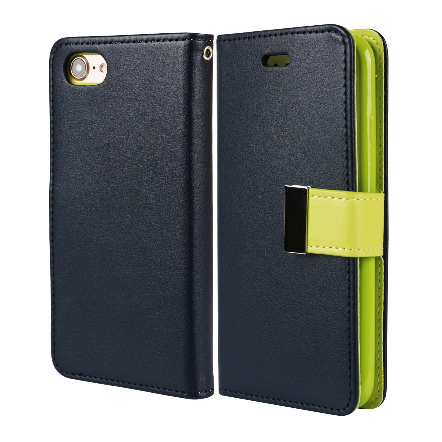 Dual-Folio Wallet Case for Apple iPhone 7 Cellphone & Accessories Phone 0813