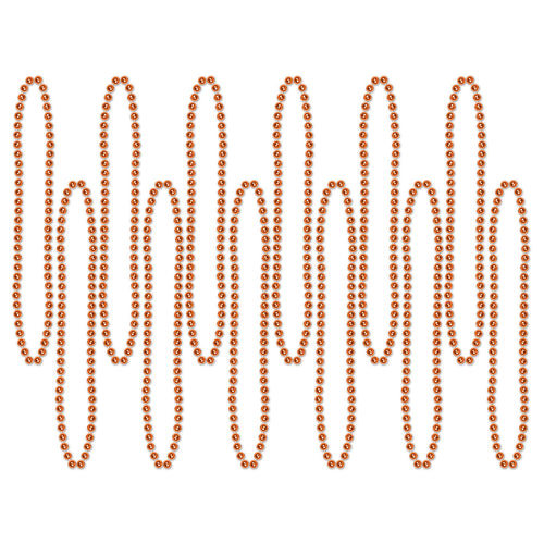 Beistle Orange Party Beads - General Occasion | Party Supply | Decoration