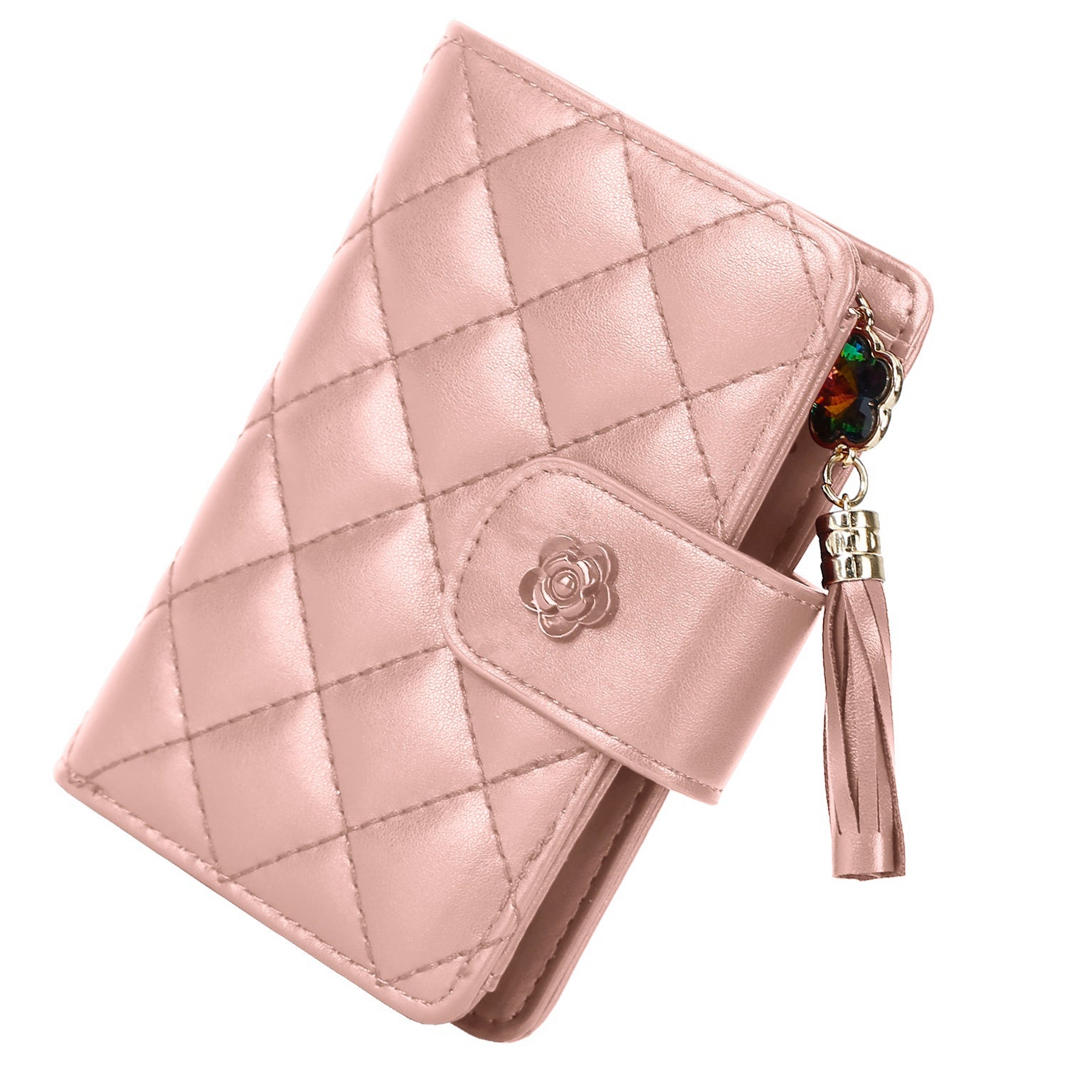 Women Wallet PU Leather Lady Clutch Case Credit Card Holder ID Card Window Coin