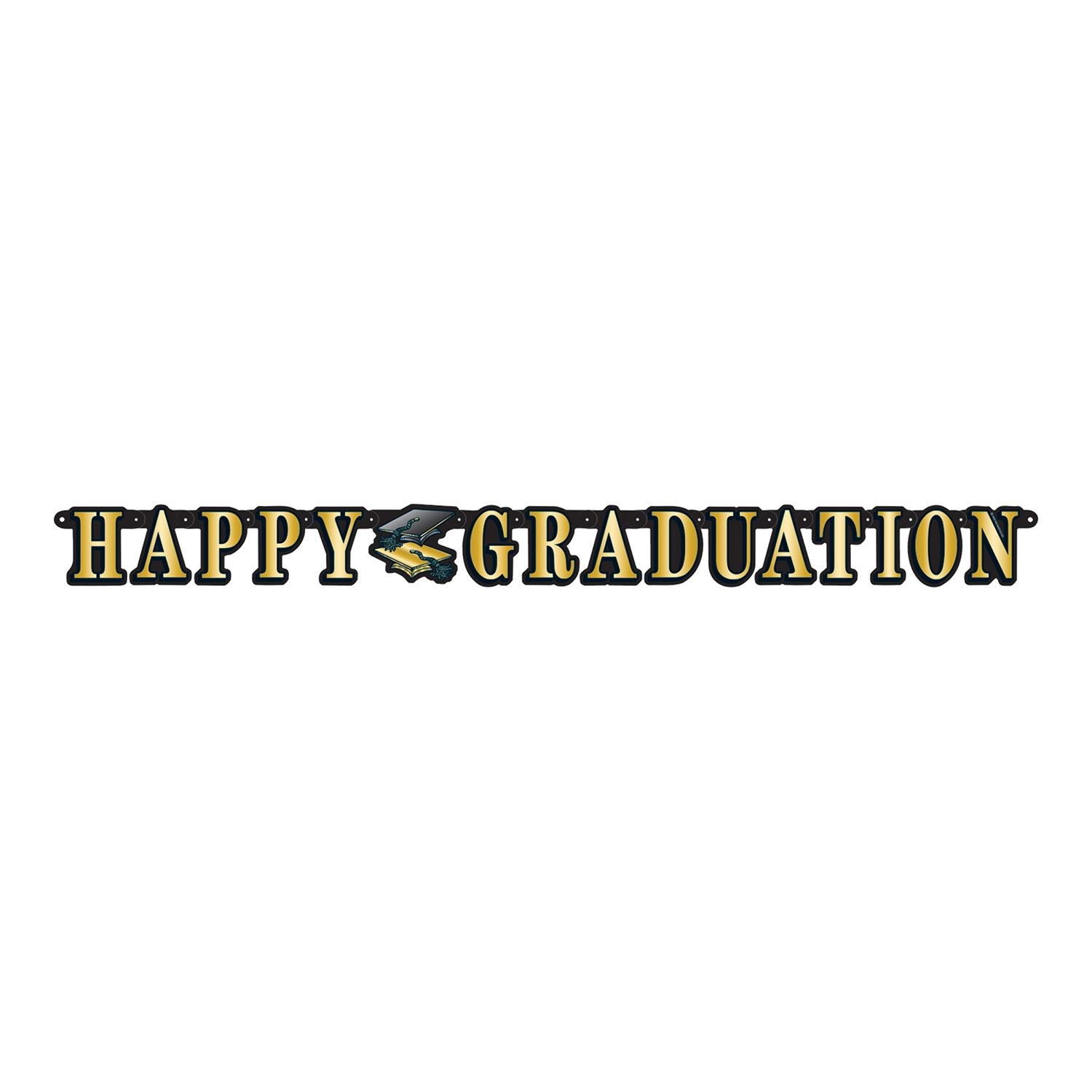 Beistle Happy Graduation Streamer | Party Supply | Decoration
