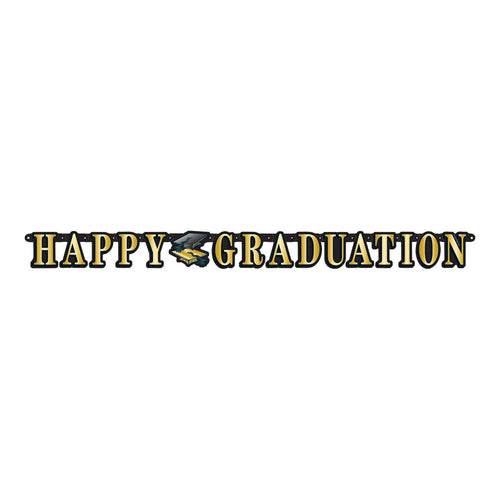 Beistle Happy Graduation Streamer | Party Supply | Decoration