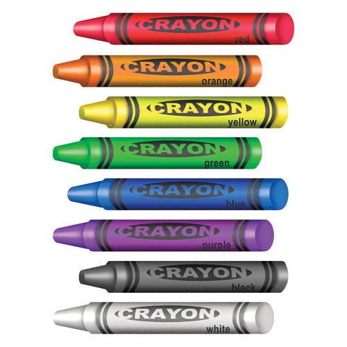 Beistle Crayon Wall Clings - Educational | Party Supply | Decoration | Award