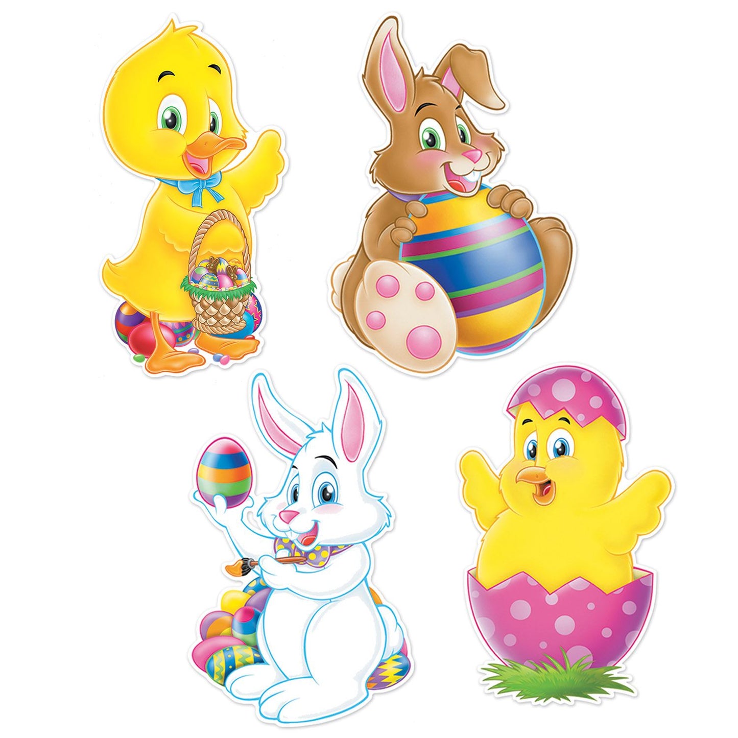 Beistle Cartoon Easter Cutouts | Party Supply | Decoration