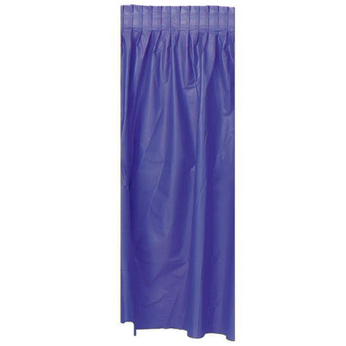 Beistle Purple Plastic Table Skirting - General Occasion | Party Supply