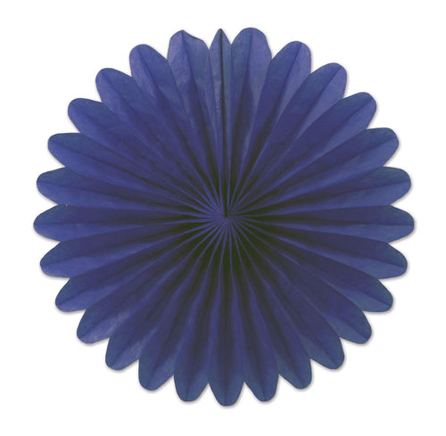 Beistle Blue Mini Tissue Fans - General Occasion | Party Supply | Decoration