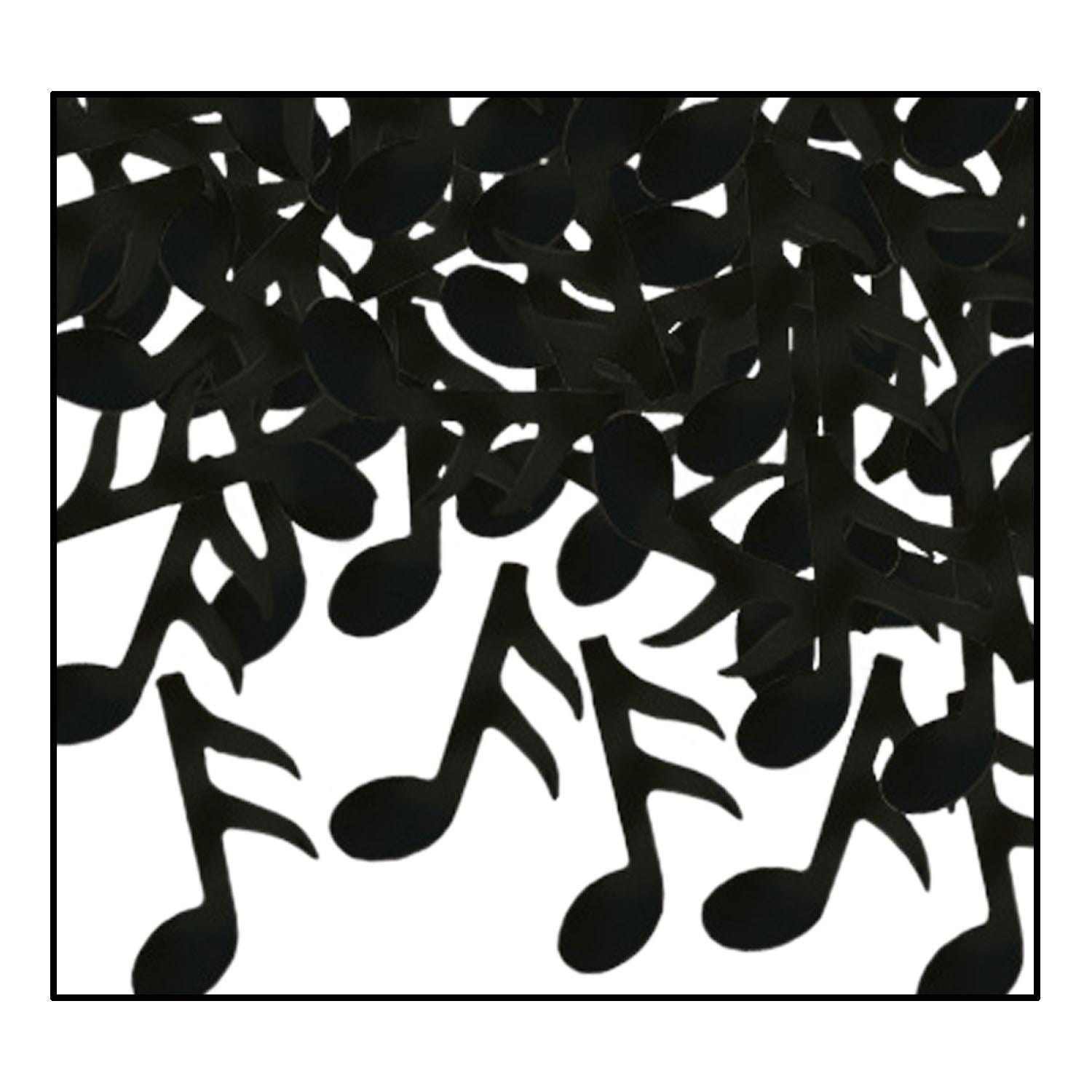 Beistle Black Music Notes Fanci-Fetti | Party Supply | Decoration