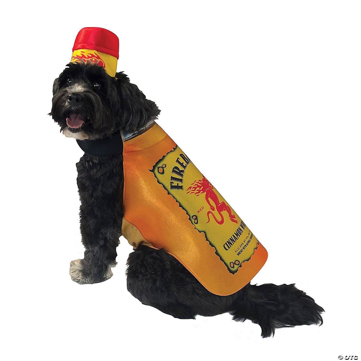Fireball Bottle Dog Costume - Large-Extra Large
