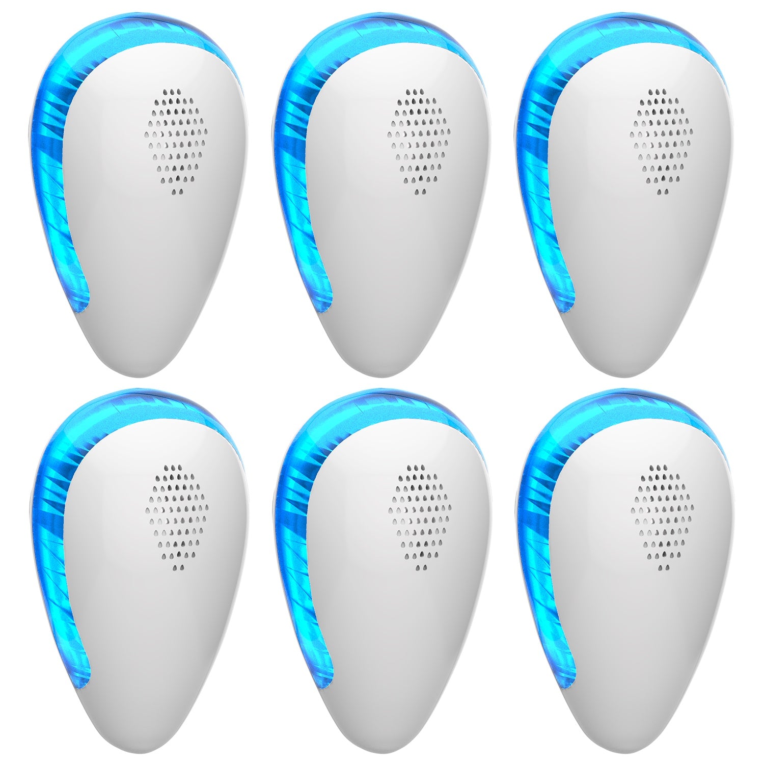 6 Pack Ultrasonic Pest Repeller Indoor Plug In Bug Repellent Mosquito Spider