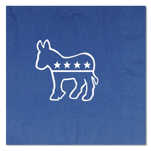 Beistle Blue Democratic Luncheon Napkins - Patriotic | Party Supply