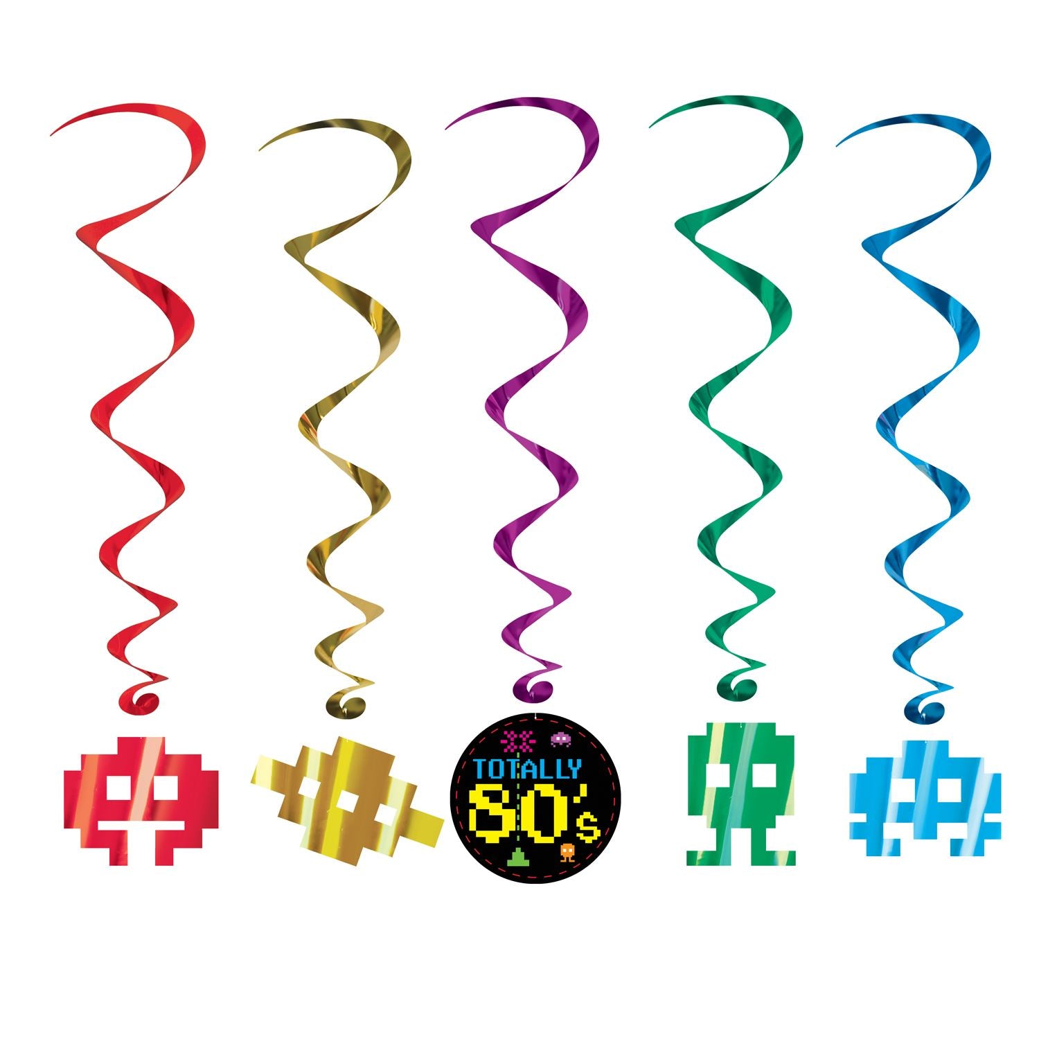 Beistle 80's Whirls | Party Supply | Decoration