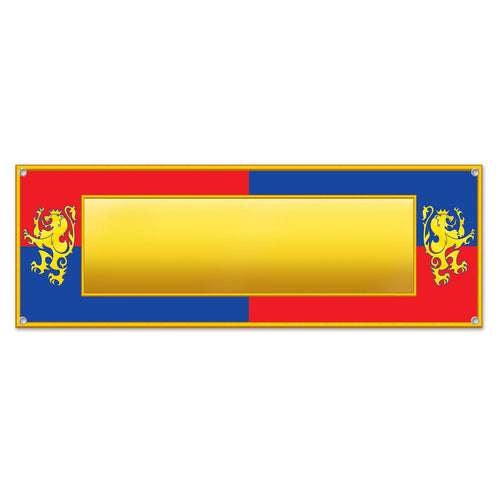 Beistle Medieval Sign Banner | Party Supply | Decoration