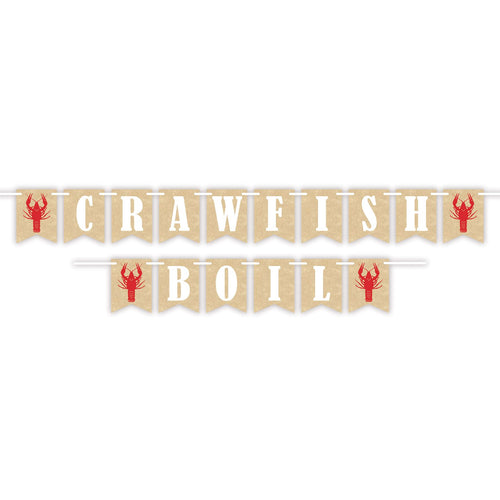 Beistle Crawfish Boil Streamer - Mardi Gras | Party Supply | Decoration