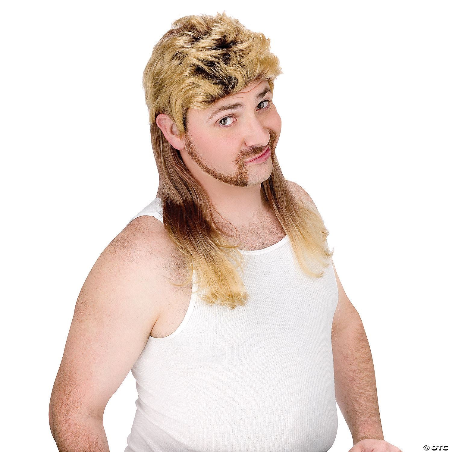 Adults Blonde Mullet Wig