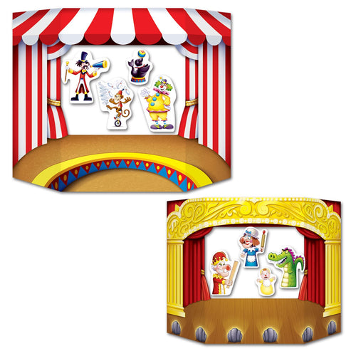 Beistle Puppet Show Theater Photo Prop - Birthday | Party Supply | Decoration