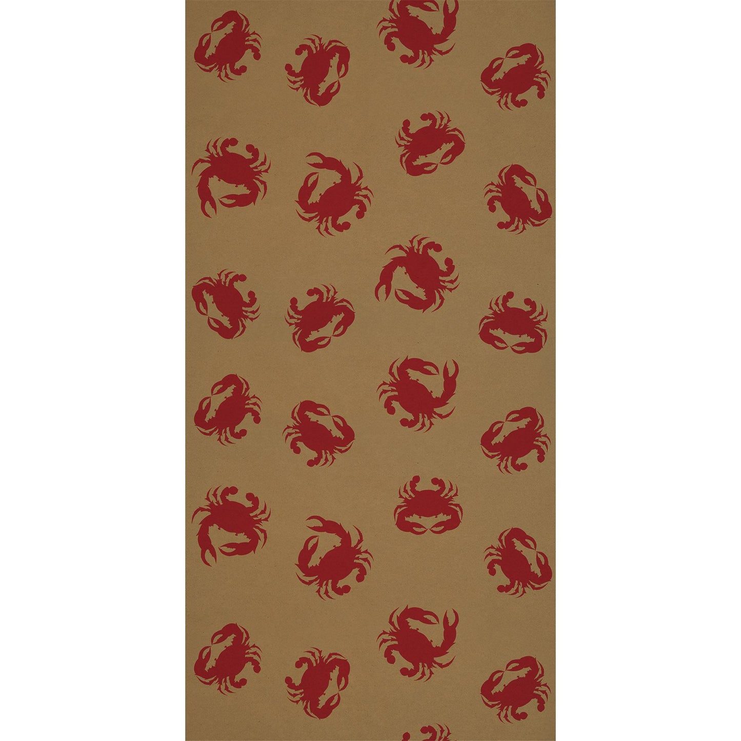 Beistle Crab Kraft Paper Table Roll - Luau | Party Supply | Decoration