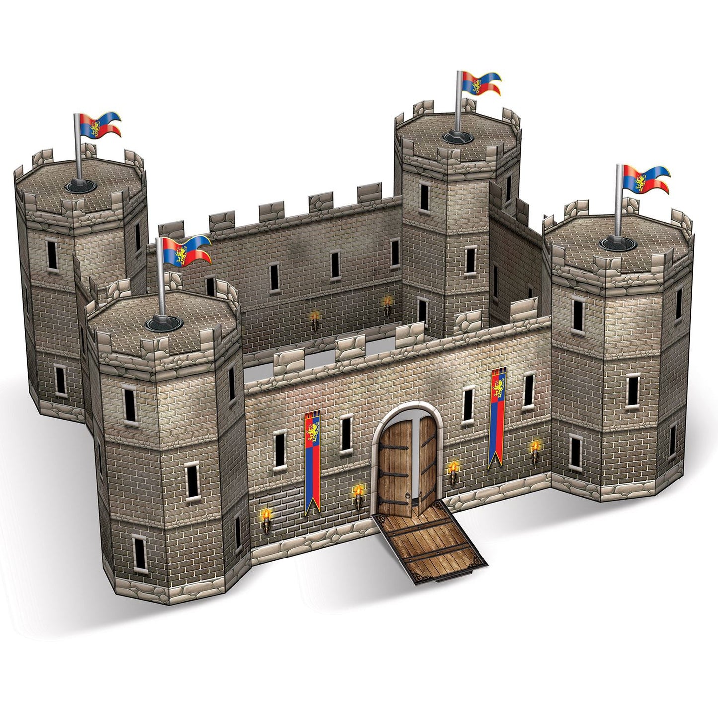 Beistle 3-D Castle Centerpiece - Medieval | Party Supply | Decoration