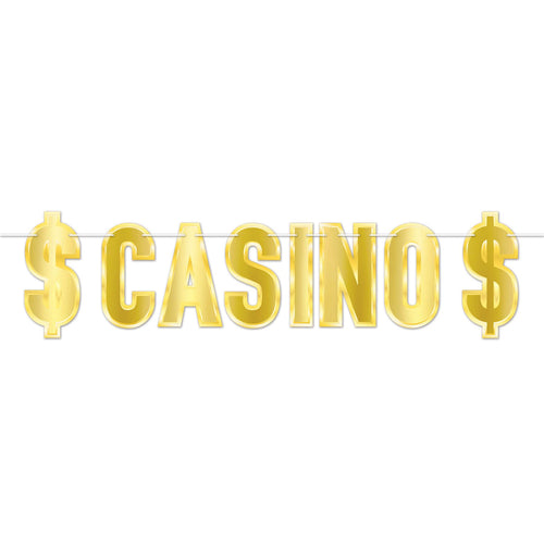 Beistle Foil Casino Streamer | Party Supply | Decoration