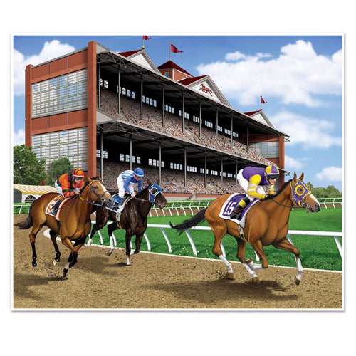 Beistle Horse Racing Photo Op Insta-Mural - Derby Day | Party Supply