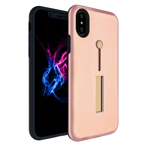 Finger Strap Phone Case for iPhone X Drop-protection Finger Ring Rugged Pho 1299