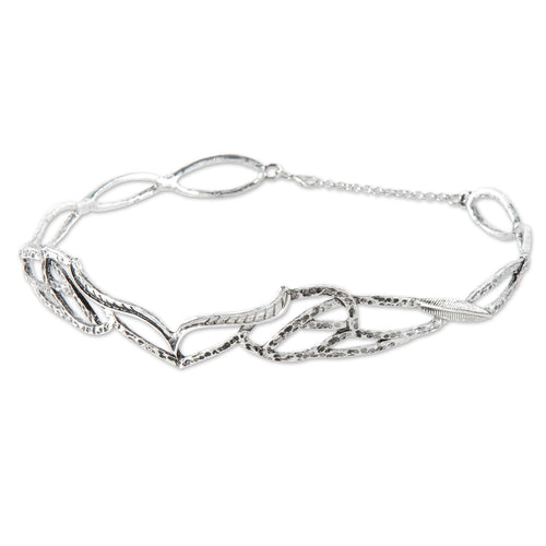Beistle Silver Metal Crown with chain clasp - Fantasy | Party Supply