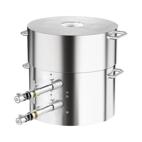 Propane Melting Furnace Kit 16KG/35lbs Dual Burner with Crucibles Tongs
