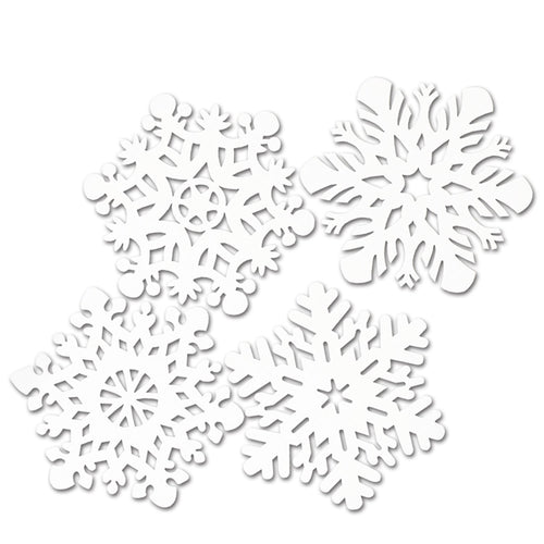 Beistle Die-Cut Snowflakes - Christmas/Winter | Party Supply | Decoration