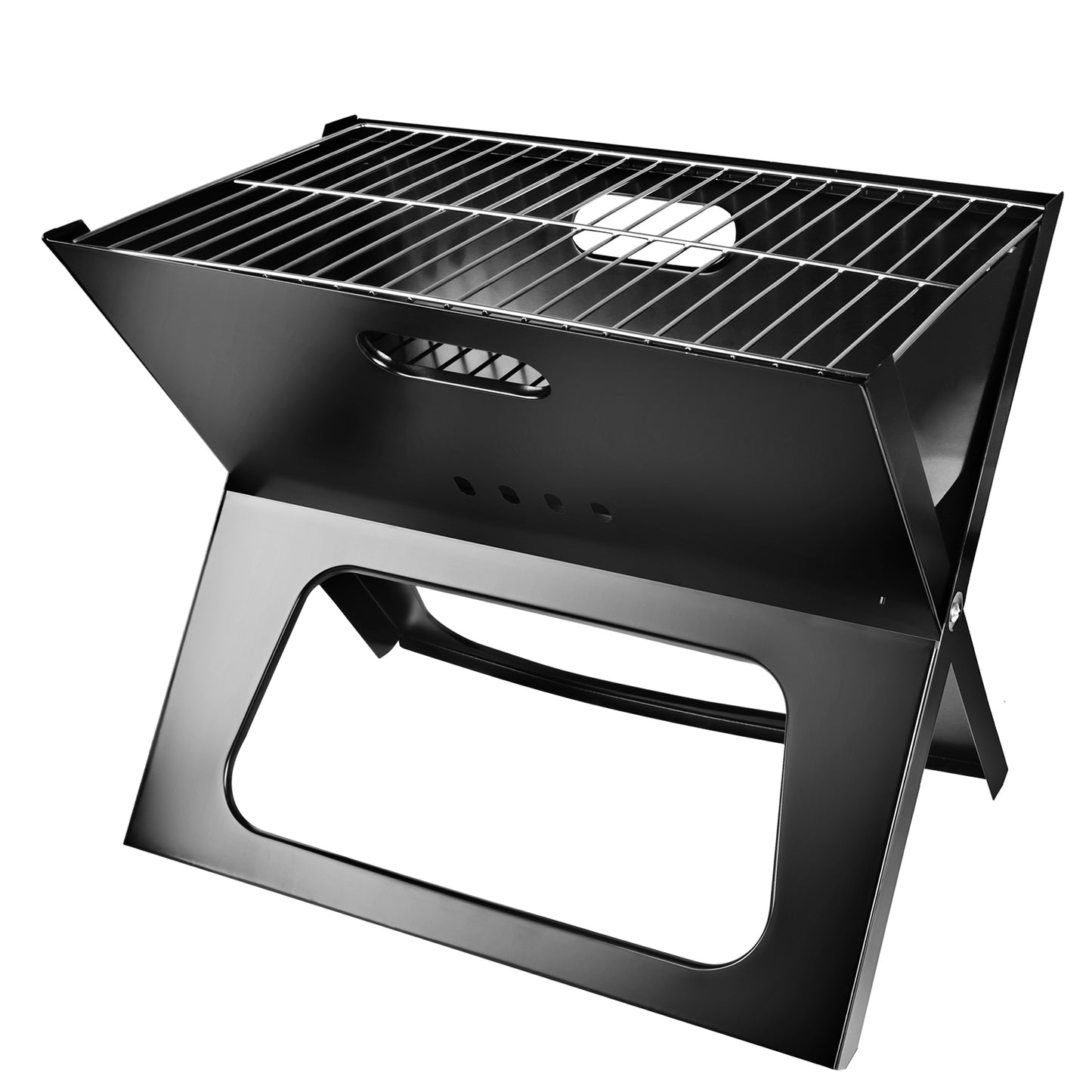 Portable BBQ Barbecue Grill Foldable Charcoal Grill Camping Garden Outdoor
