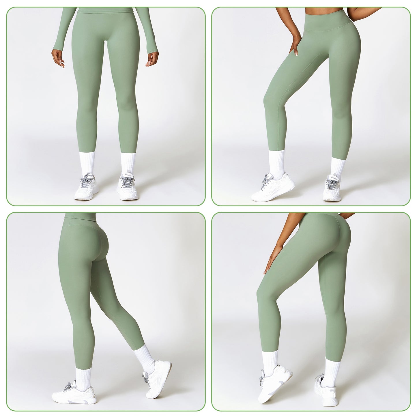 Women s High Waist Workout Leggings Tummy Control Compression Yoga Tight Pants