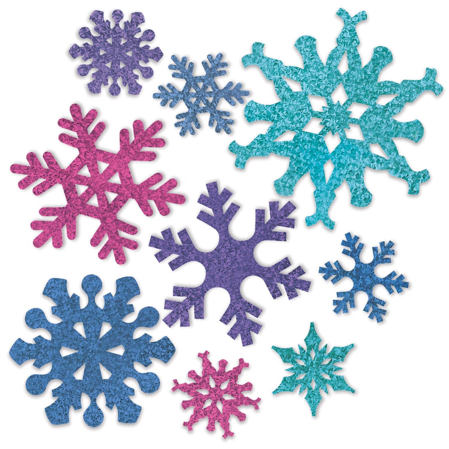 Beistle Snowflake Cutouts - Christmas/Winter | Party Supply | Decoration