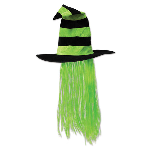 Beistle Witch Hat w/Hair - Halloween | Party Supply | Decoration