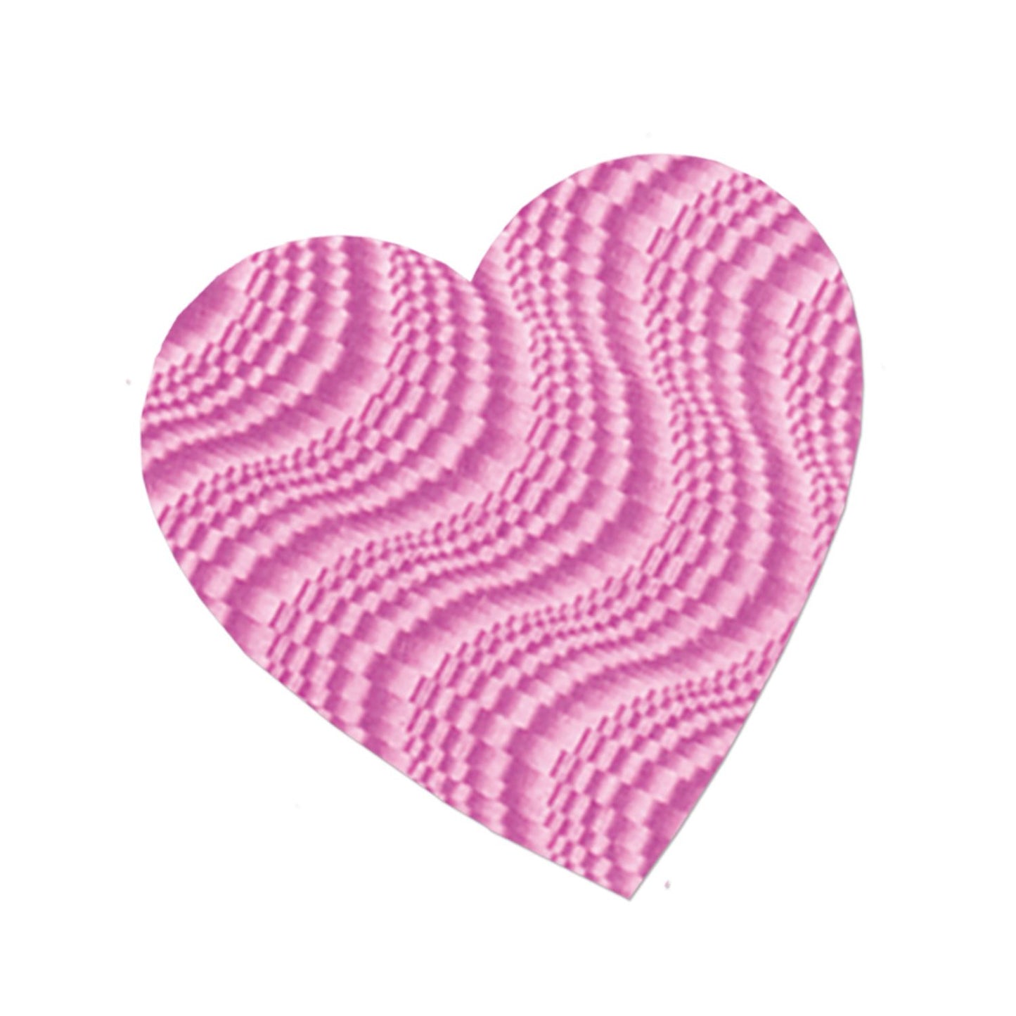 Beistle Pink Embossed Foil Heart Cutout - Valentines | Party Supply