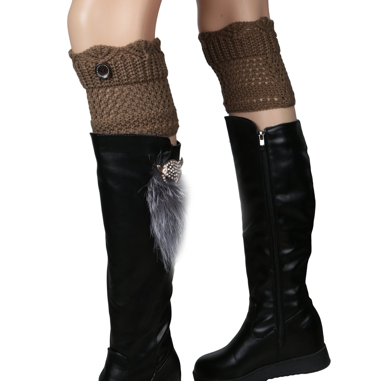Women Winter Crochet Knit Leg Warmers Apparel & Jewelry Women Apparel