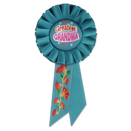 Beistle Greatest Grandma Rosette Ribbon